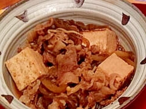 フライパンひとつで簡単肉豆腐